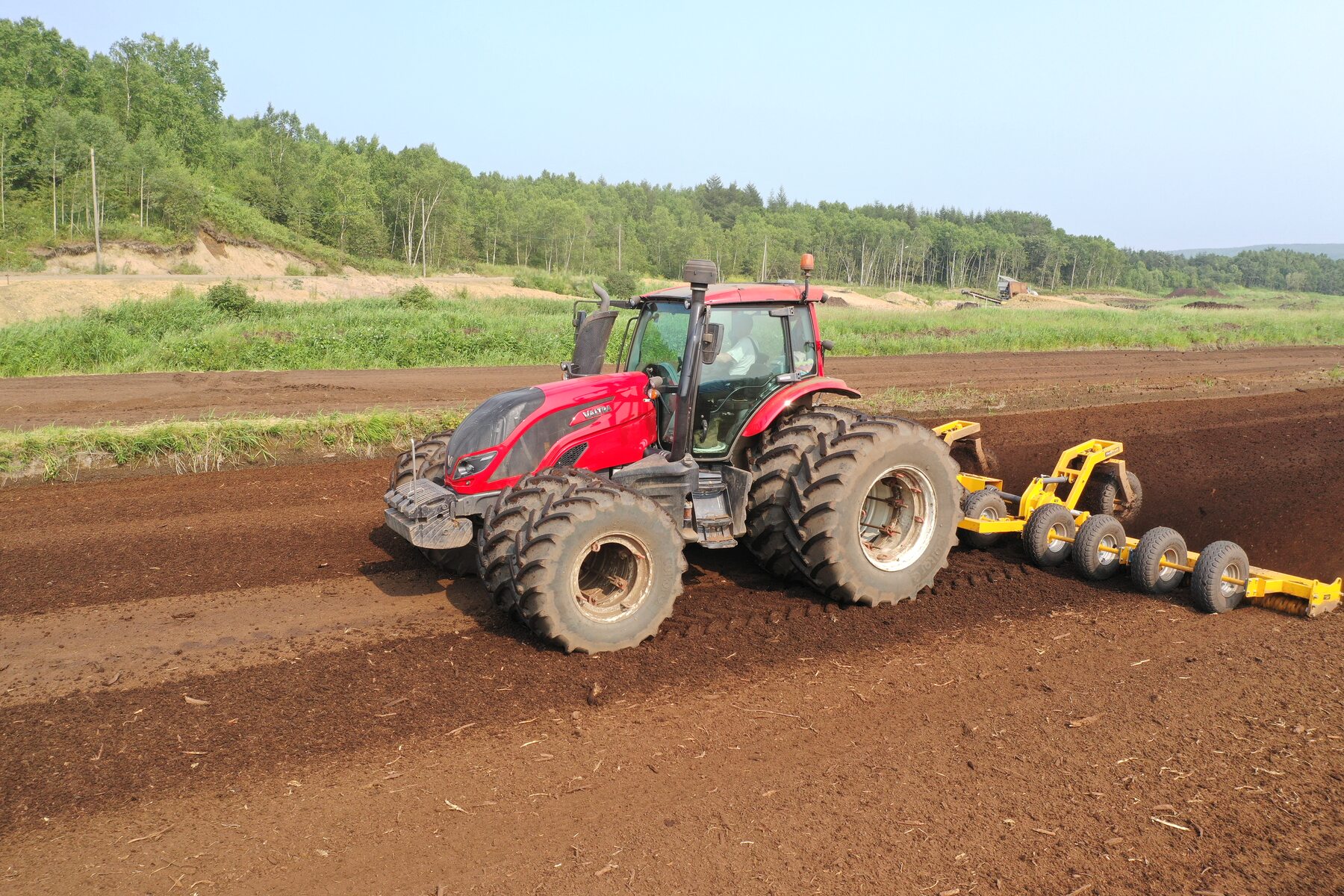 Валкователь кускового торфа MeriPeat KA-4.0 T