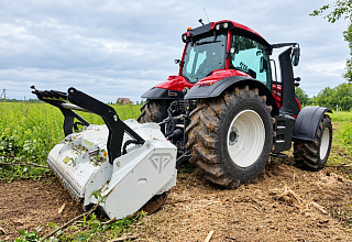 Трактор Valtra T235 с мульчером NIUBO TDD200 — фото 3